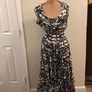 Black and white dress